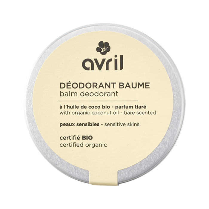 Avril Deodorant Balm For Sensitive Skin Tiaré