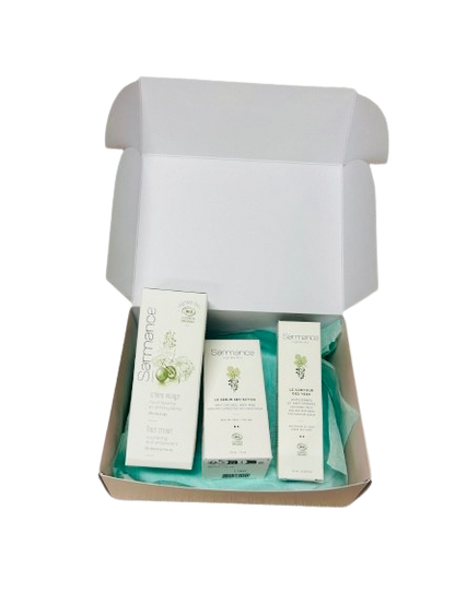 Morsdagsgave Sarmance Ansiktskrem, Serum og Øyekrem.