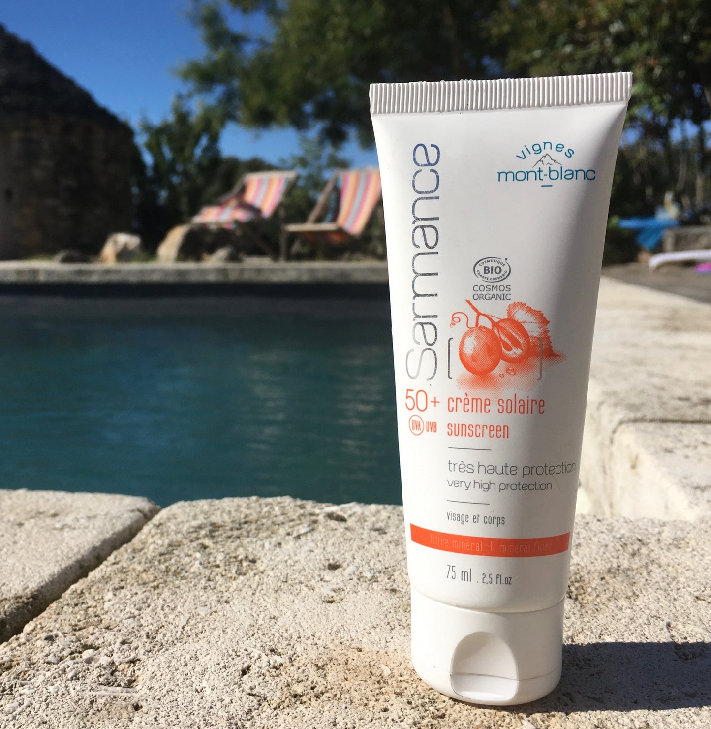 Sarmance Organic Sunscreen SPF50 75ml